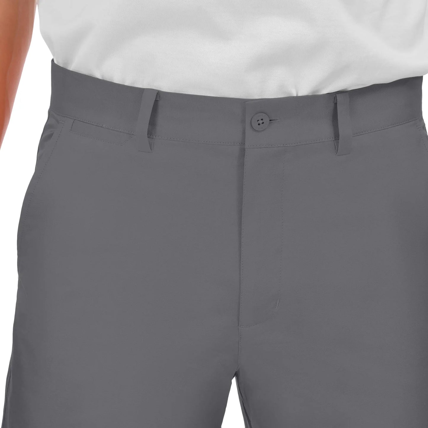 Men's Golf Short Straight Fit Quick Dry Breathable Bermuda Shorts with Pockets Outdoor Tennis Sportswear Summer