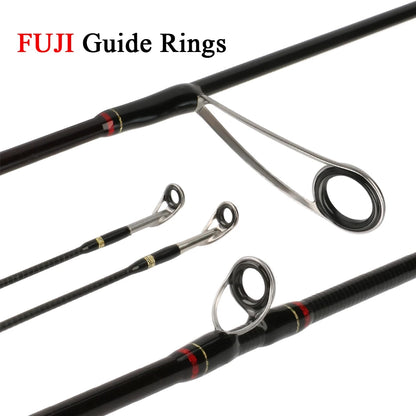 Super Ultralight 1.56m 5'2" Casting 1.86m 6'2" Spinning Soft Carbon Fishing Rod Lure Fish Cane Stick 0.8-3g