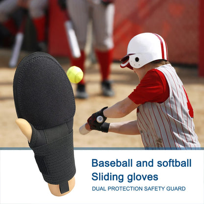 1Pc Baseball Sliding Mitt Training Gloves Hand Protection Right & Left Hand for Base Running