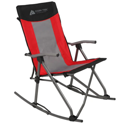 Folding Outdoor Rocking Chair with Carry Bag