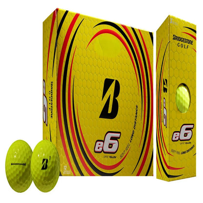 e6 Yellow Golf Ball, Dozen