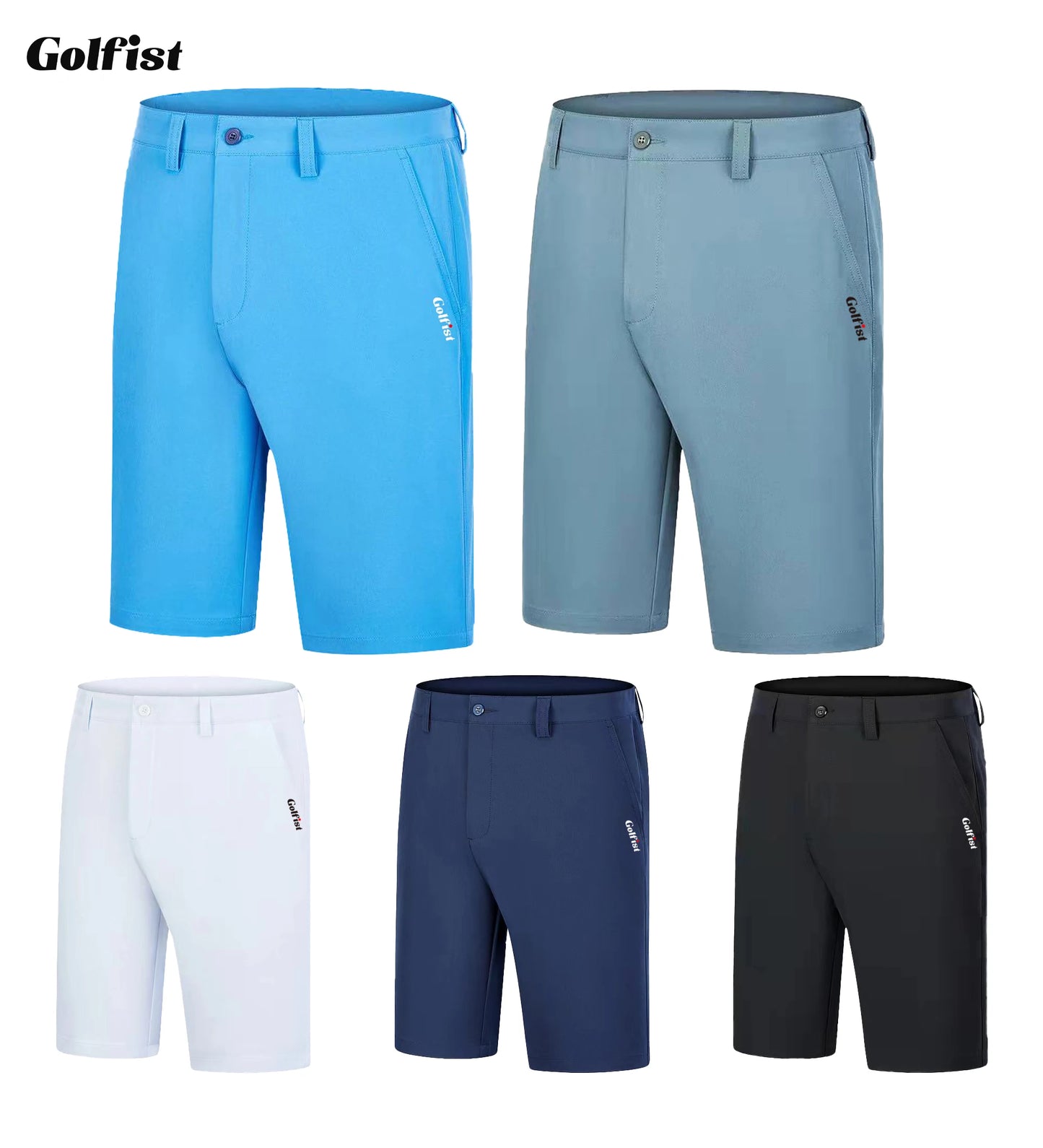 Golf Shorts for Men Quick Dry Fit Stretch Men's Classic Relaxed  Pants Leisure Sportswear Shorts