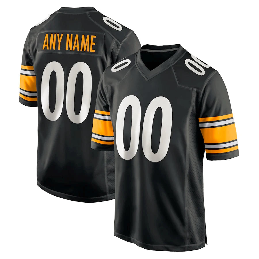 Customized Pittsburgh Football Jersey Personalized Your Name Any Number Size All Stitched XS-6XL