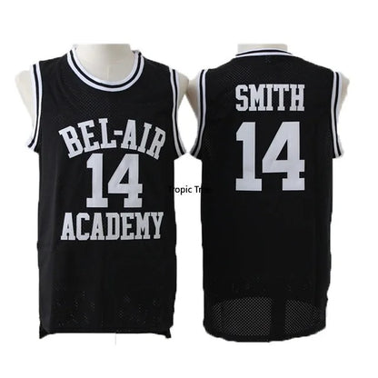 Will Smith Basketball Jersey 14 Bel Air Academy  Banks Stitched Men's Sport Shirt S-XXXL