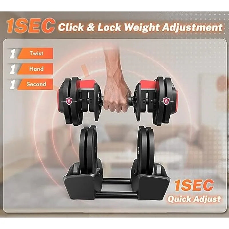 3-in-1 Multifuntion Weight Set 40lbs Increment, Free Weight. Dumbbell, Barbell