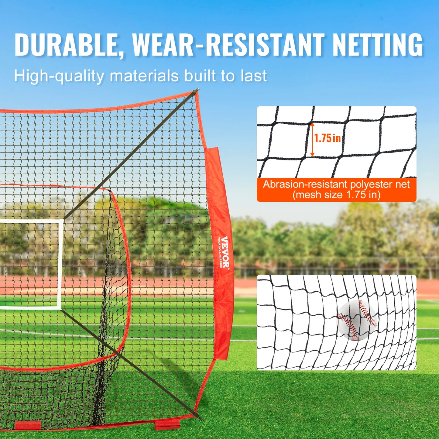 Baseball Softball Practice Net With Strike Zone