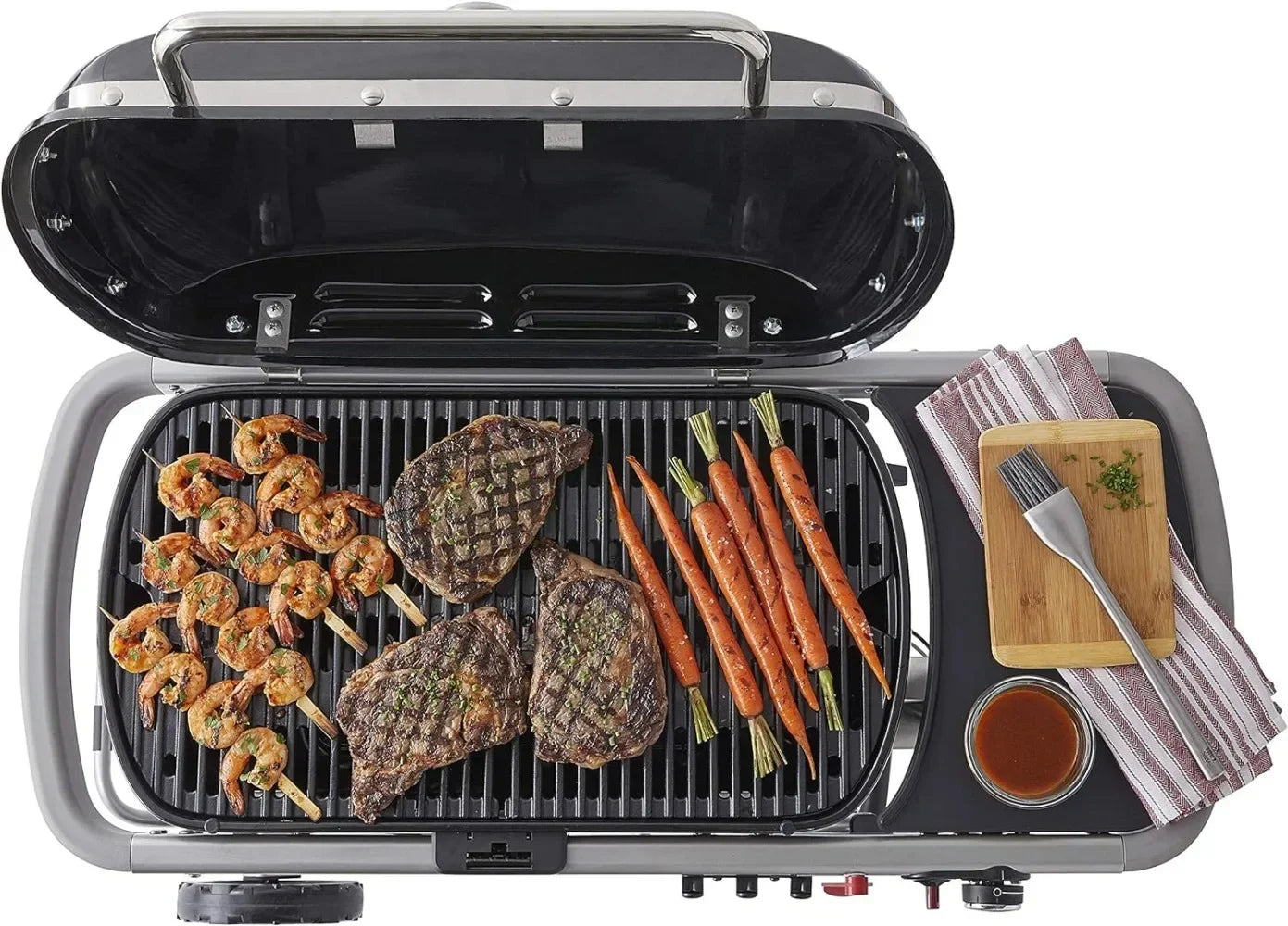 Portable Gas Grill, Black