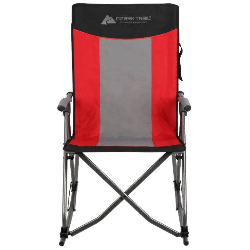 Folding Outdoor Rocking Chair with Carry Bag