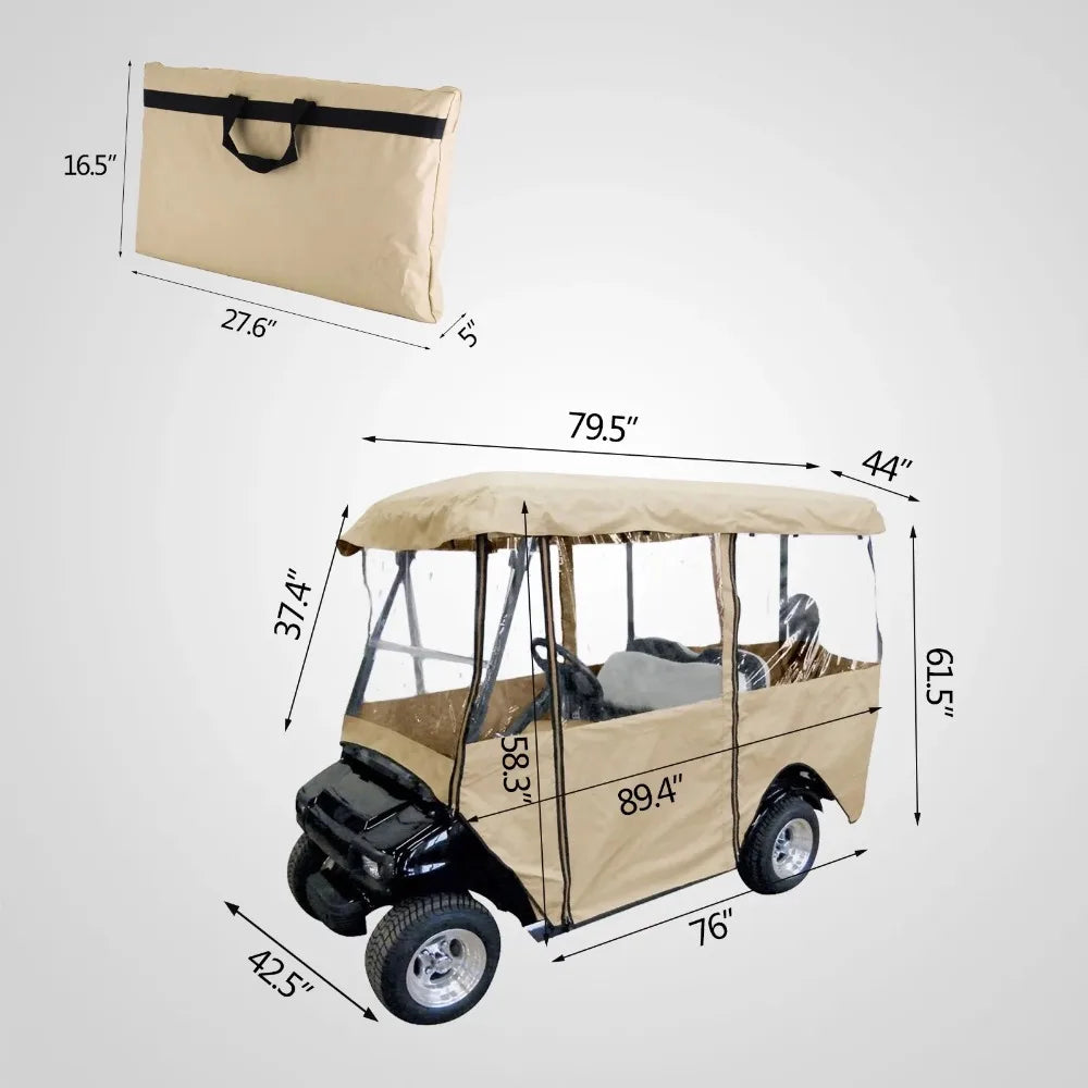 Waterproof Windproof Golf Cart Cover