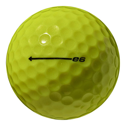 e6 Yellow Golf Ball, Dozen