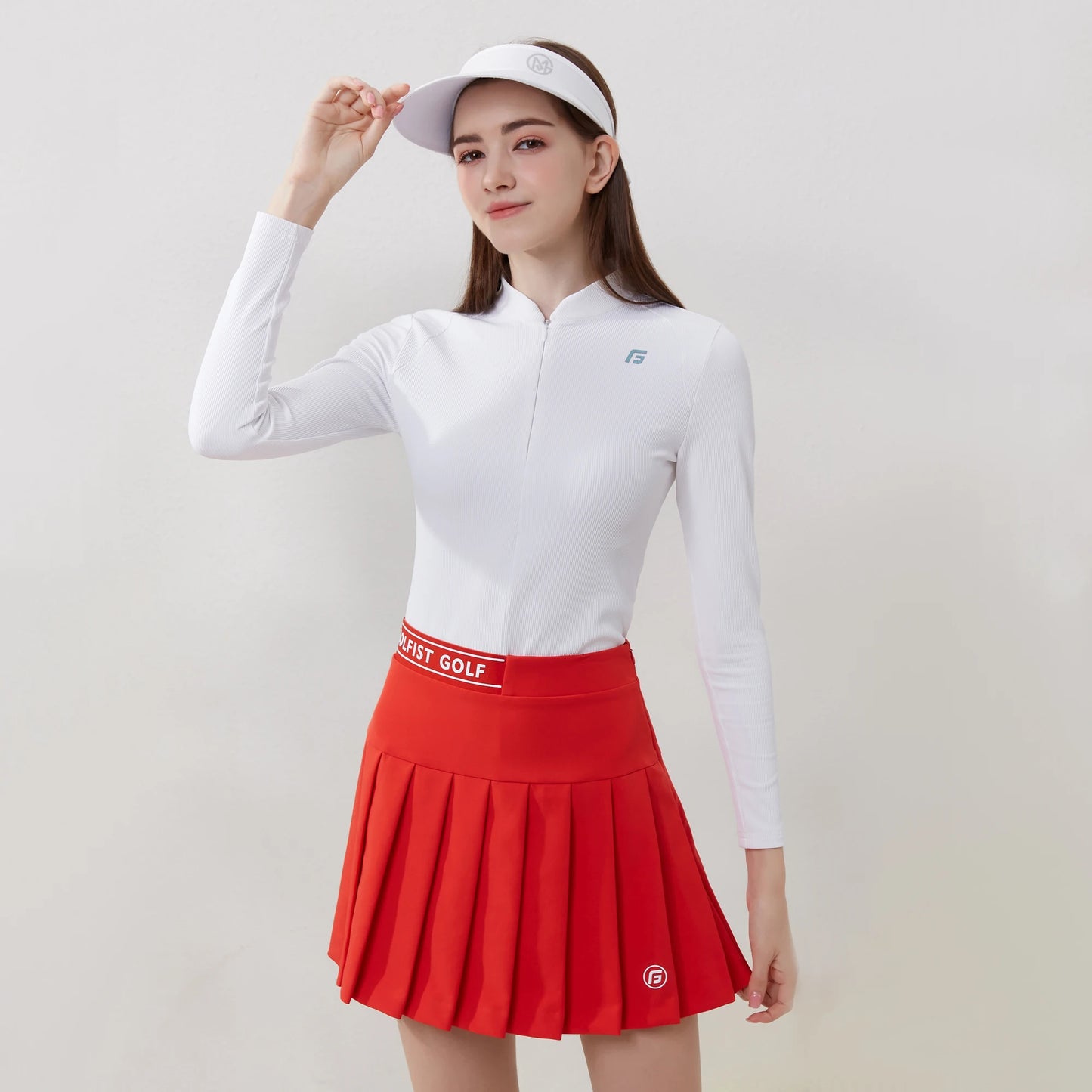 Golf  Women Skirt Elastic Causal Sports Pleated Short Skirts With Pants inside Ladies Golf Tennis Wear