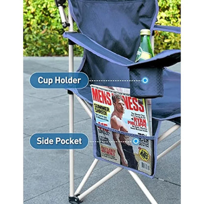 Folding Beach. Lawn. Camping Chair with Canopy & Carrying Case