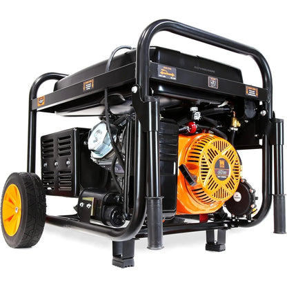 11000-Watt Electric Start Portable Generator with Wheel Kit and CO Shutdown Sensor, Black