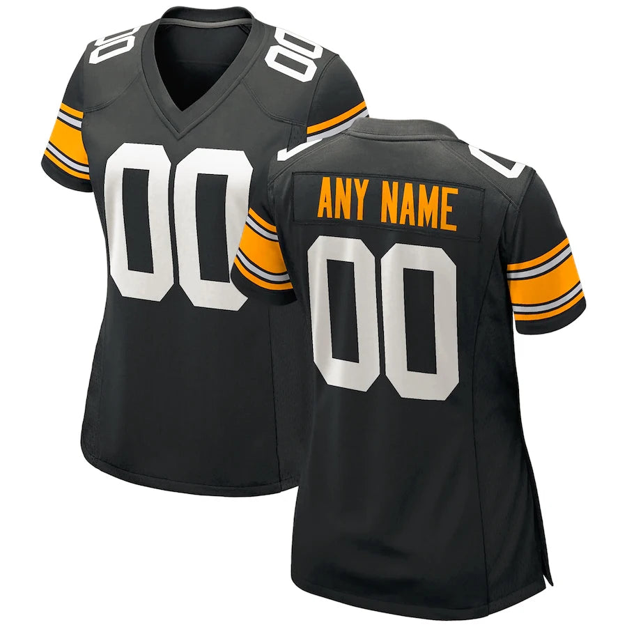 Customized Pittsburgh Football Jersey Personalized Your Name Any Number Size All Stitched XS-6XL