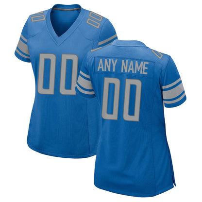 Detroit Football Jersey Your Name Any Number Size All Stitched S-6XL