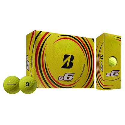 e6 Yellow Golf Ball, Dozen