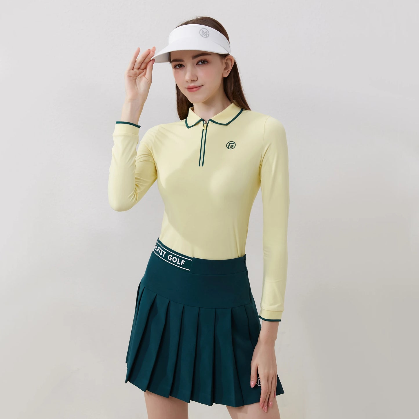 Golf  Women Skirt Elastic Causal Sports Pleated Short Skirts With Pants inside Ladies Golf Tennis Wear