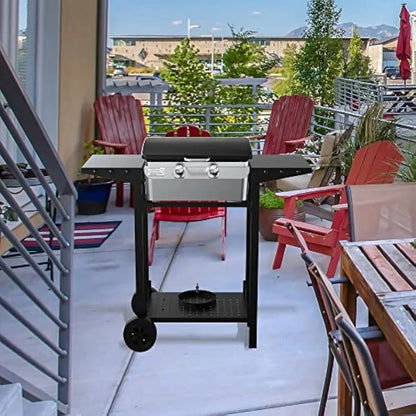 2-Burner Outdoor gas Kitchen Barbecue Grill,