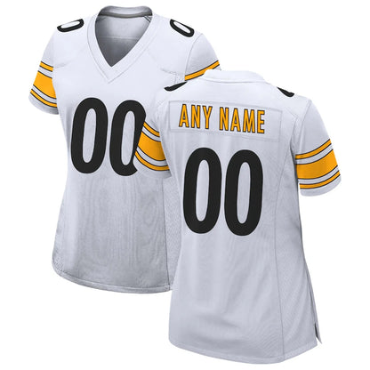 Customized Pittsburgh Football Jersey Personalized Your Name Any Number Size All Stitched XS-6XL