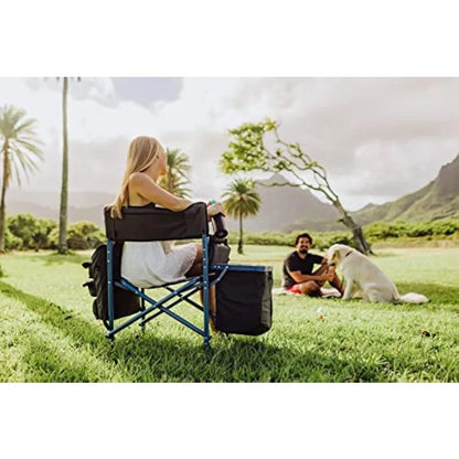 Camping. Beach/ Lawn Chair with Side Table and Soft Cooler