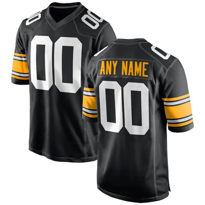 Customized Pittsburgh Football Jersey Personalized Your Name Any Number Size All Stitched XS-6XL