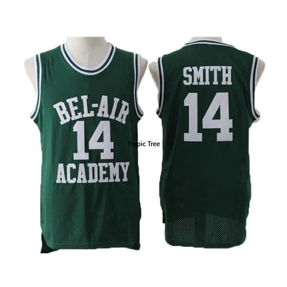 Will Smith Basketball Jersey 14 Bel Air Academy  Banks Stitched Men's Sport Shirt S-XXXL